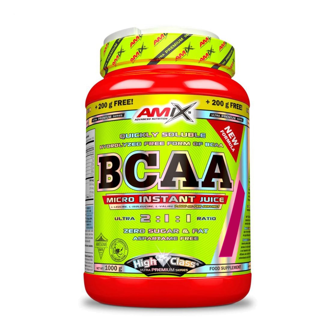 Амінокислота Amix Nutrition BCAA Micro Instant Juice 2:1:1 Вишня, в порошку, 1 кг